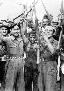 Guerre civile espagnole, miliciens républicains