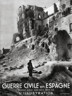 Cover of L'Illustration magazine on the Spanish Civil War