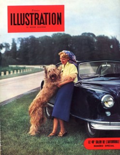 Couverture du numéro spécial du journal France Illustration consacré au Salon de l'Automobile