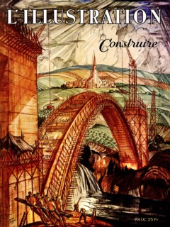 Industrie, construction ponts, travaux publics. La presse en France. Couverture du numéro spécial