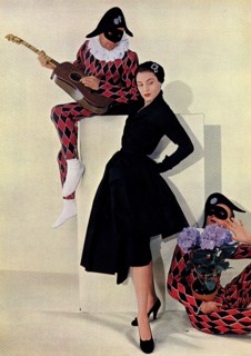 Collection Hiver 1950 du couturier Christian Dior