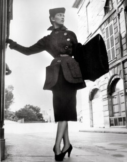 Modèle de la collection Christian Dior en 1950