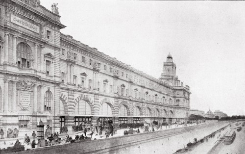 Plans et schemas des gares parisiennes. Paris novembre 1897, trois architectes sont appeles par la