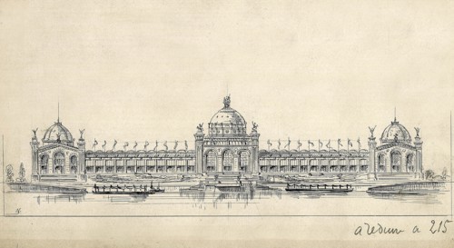Projet de tour pour l'Exposition Universelle de 1889 propose par M Formige, Plan paru dans