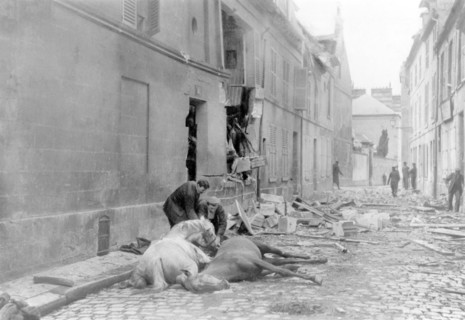 La ville de Soissons en 1914