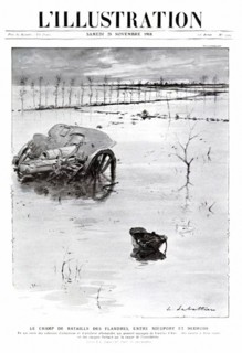 Le champ de bataille des flandres entre Nieuport et Dixmude - Novembre 1914 Couverture de