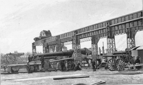 Industrie, les fabricants d'armes. Les fabricants de canons en Allemagne en 1901. Les usines Krupp