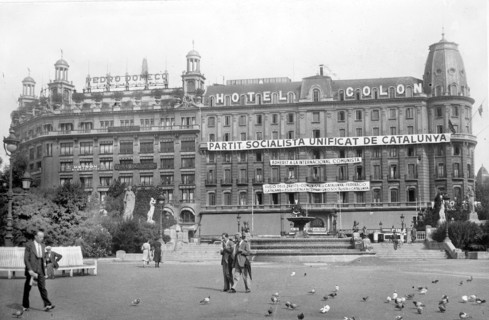 Colon Hotel in Barcelone, July 1936