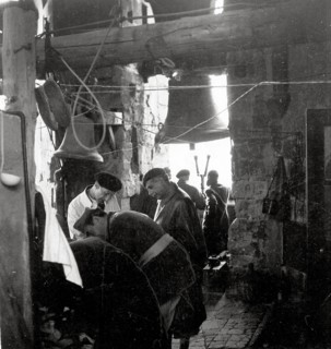 Group of journalists during the Spanish Civil War, 1936