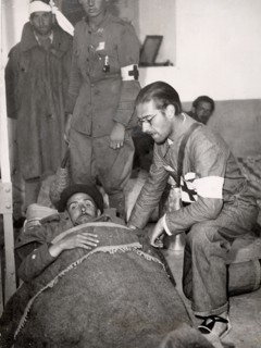 Wounded soldier, 1936
