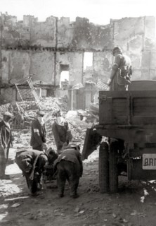 Ruins in the city of Toledo, 1936