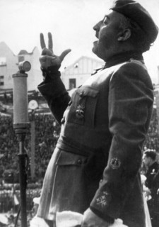 Espagne, novembre 1950. Voyage du général Franco dans les possessions espagnoles d'Afrique