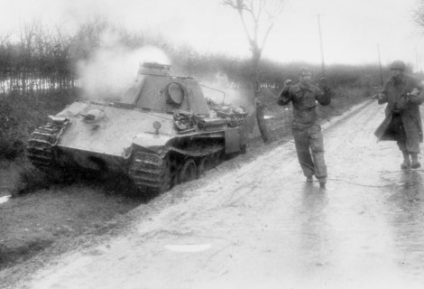 Prisonnier allemand en Belgique, en septembre 1944
