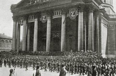 La translation des cendres de M Emile Zola au Panthéon le jeudi 4 juin 1908.