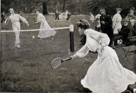 Sports, le tennis à la fin du XIX siècle.