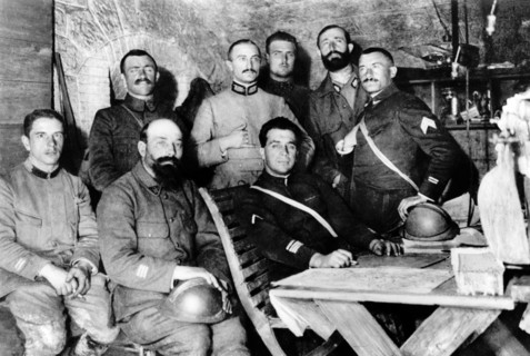 Etat major français du Fort de Douaumont, 1916