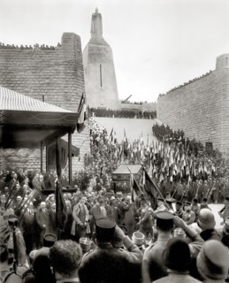 Inauguration du Monument à la Victoire et aux soldats de Verdun, en 1929