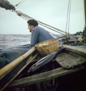 En août 1955, au large de Concarneau en Bretagne, FRANCOIS, dit FANCHE, pêcheur de thon à bord du