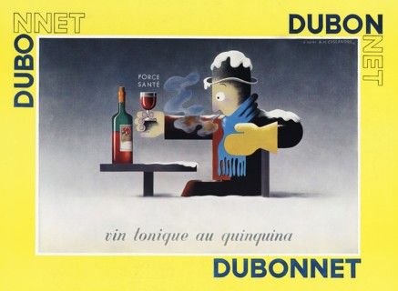 Publicité dans les années 1930.1940 pour l'alcool.