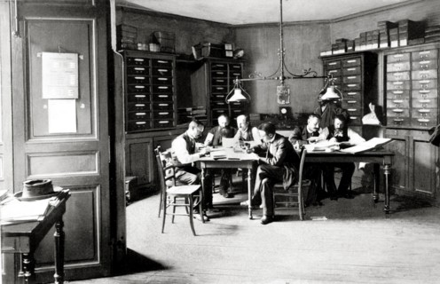 Les syndicats ouvriers en France en 1893.  Les membres de la permanence du syndicat des chemins de