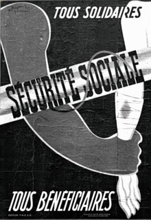 Affiche pour la Sécurité Sociale