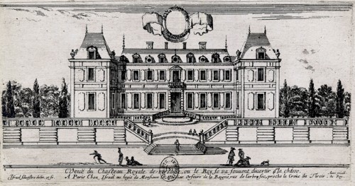 Vue du château de Versailles côté jardins