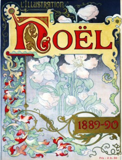 Couverture de Noël du journal L'Illustration, 1889