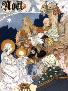 Couverture de Noël du journal L'Illustration, 1895