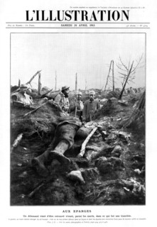 La bataille des Eparges, 1915