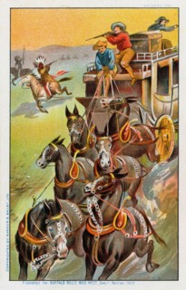 Postcard to remember Buffalo Bill's Wild West Show in London