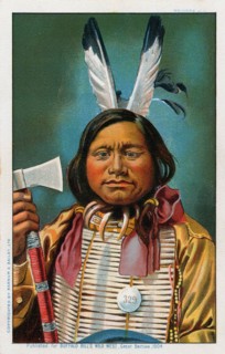 Postcard to remember Buffalo Bill's Wild West Show in London