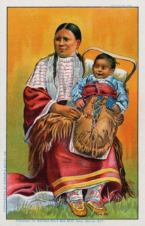 Postcard to remember Buffalo Bill's Wild West Show in London