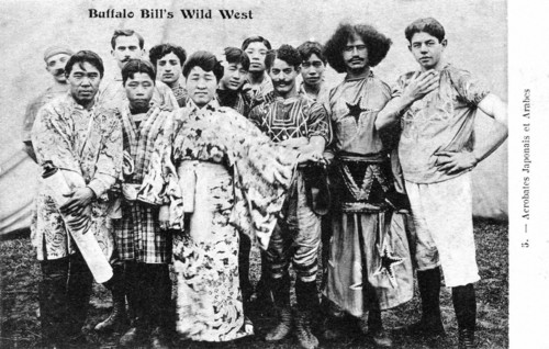 Buffalo Bill's Wild West. Japanese and Arab acrobats