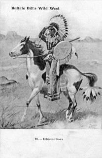 Buffalo Bill's Wild West. Sioux scout
