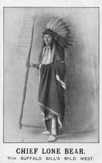 Buffalo Bill's Wild West. Chef Lone Bear
