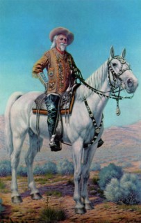 Buffalo Bill sur son cheval favori, Isham