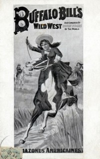 Buffalo Bill's Wild West Show - American horsewomen
