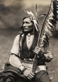 Poscard representing a Red Indian