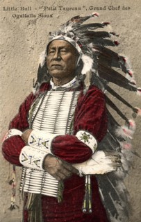 Indian "Little Bul", big chief of the Ogallalla Sioux