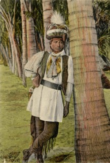 Postcard representing Billy Bow Legs, a Seminole Indian, Florida
