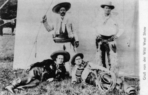Buffalo Bill's Wild West Show, postcard