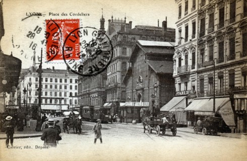 Buffalo Bill's Wild West, a ticket sale office in Lyon, Place des Cordeliers