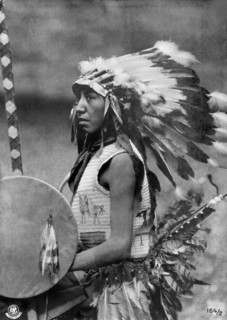 Photo card representing  a young Indian
