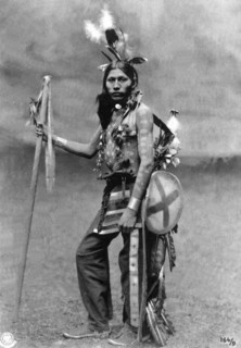 Photo card representing a young Indian