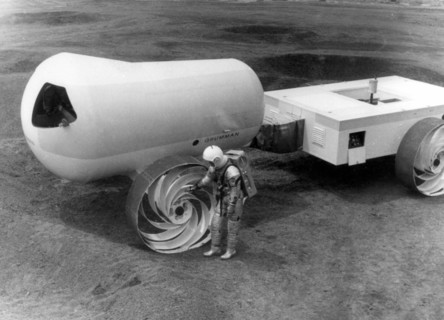 Simulateur d'une base mobile lunaire