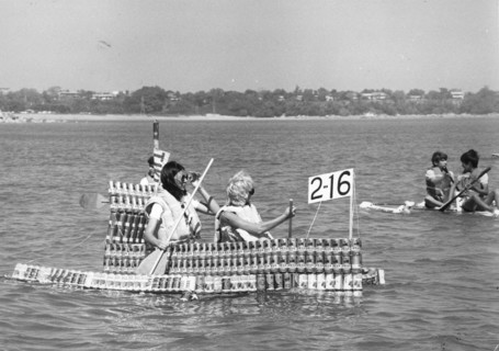 Floating Beer Can Object