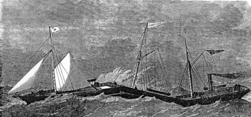 Bateau qui épouse les vagues