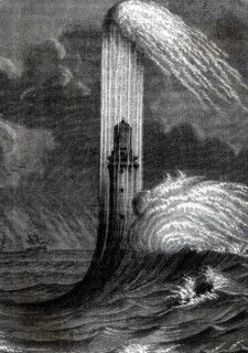 Supplying a lighthouse during a storm