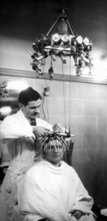 Mise en plis en 1928