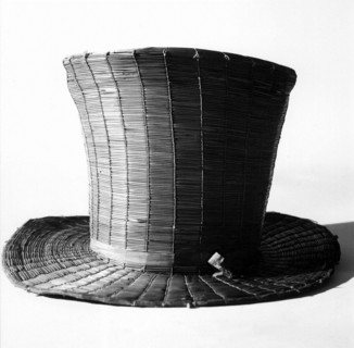 Chapeau haut-de forme en paille